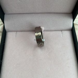 Cartier ring in white gold size 10